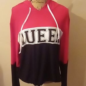 Queen Graphic Hoodie Top